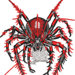 Spider Embroidery Design